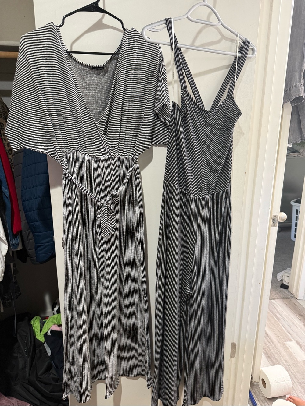 Striped Black & White Women’s Dress
